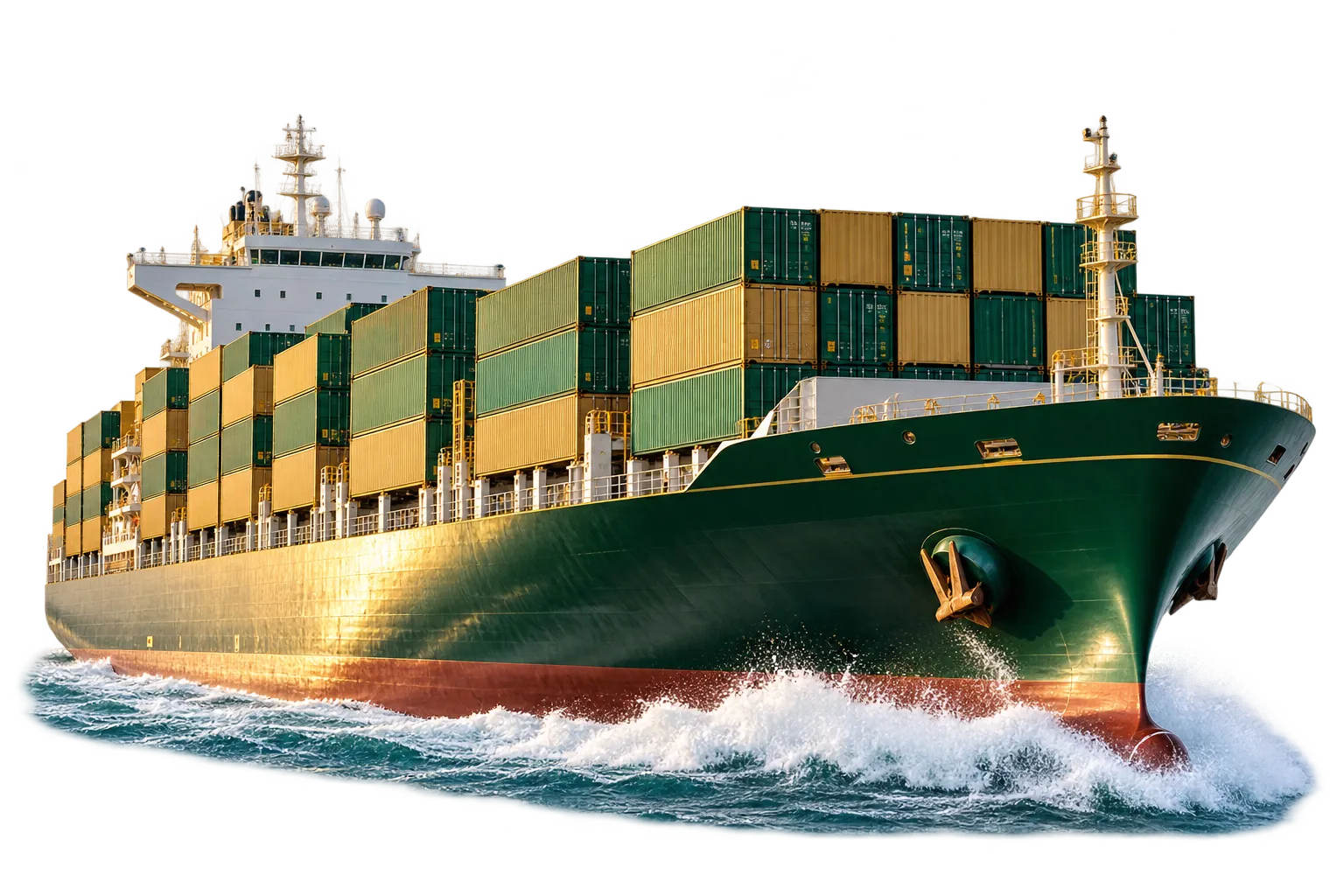 Cargo ship transporting rice
