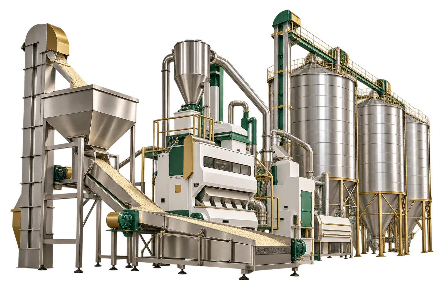 Rice milling facility