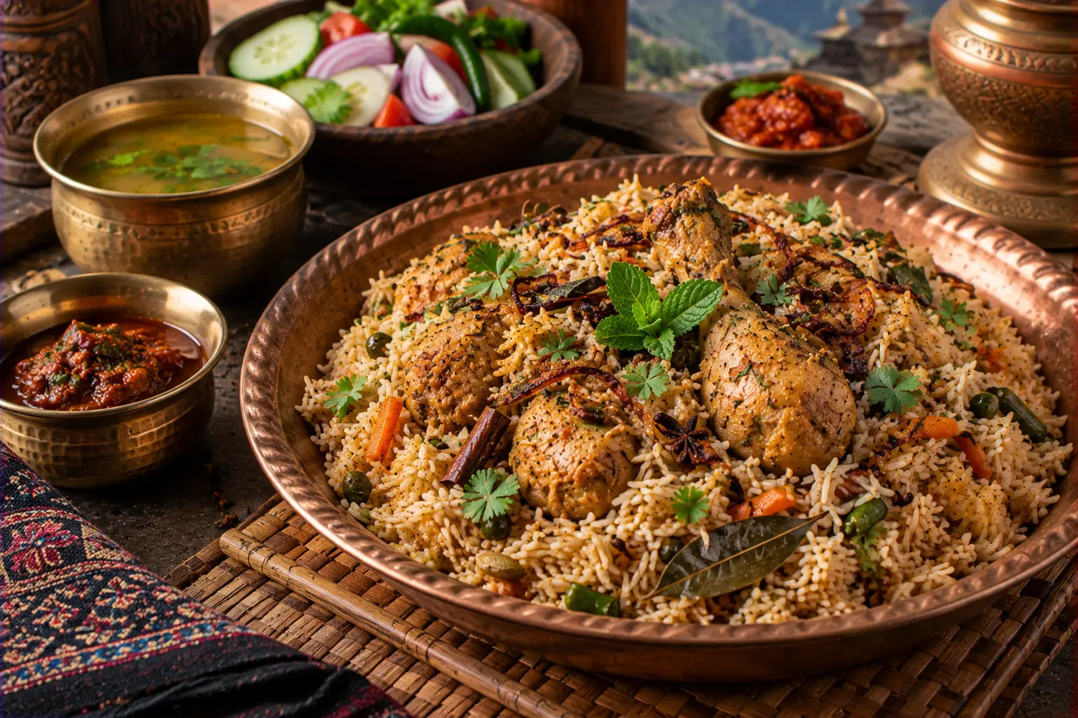 Nepalese Chicken Pulao