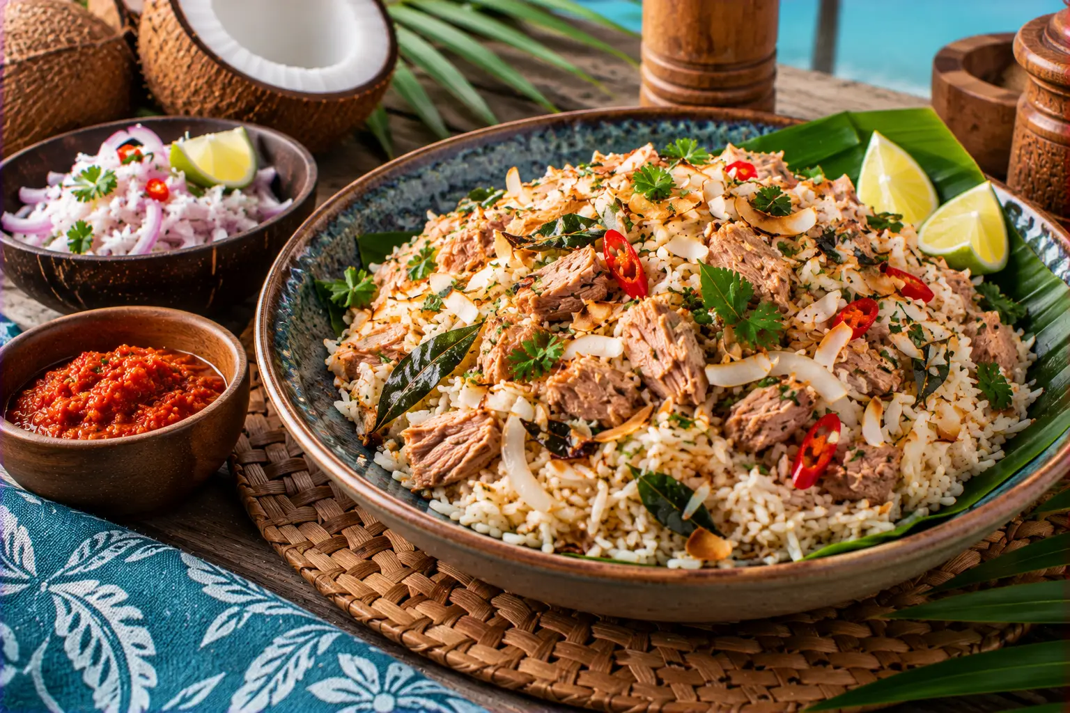 Maldivian Coconut Tuna Rice