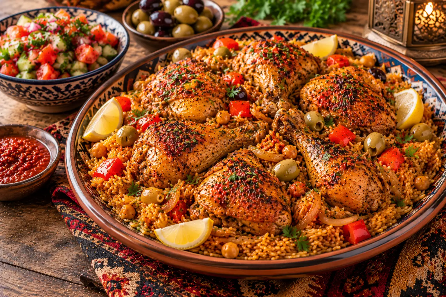 Libyan Spiced Chicken Rice