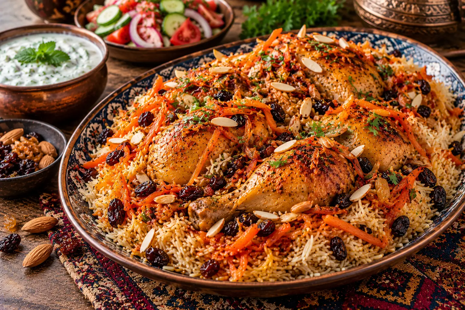Afghan Qabili Pulao with Chicken