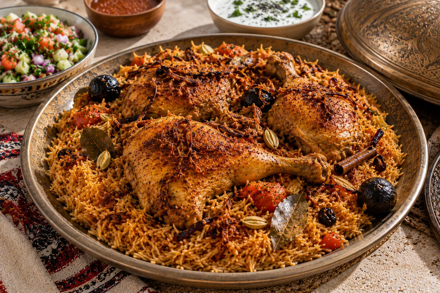 Qatari Chicken Machboos