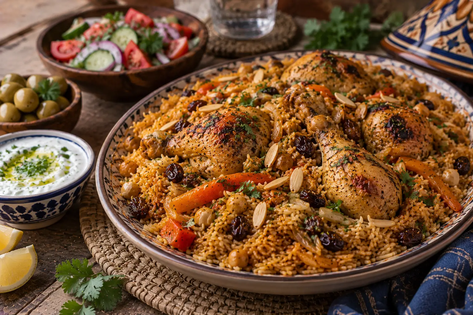 Algerian Spiced Chicken Rice