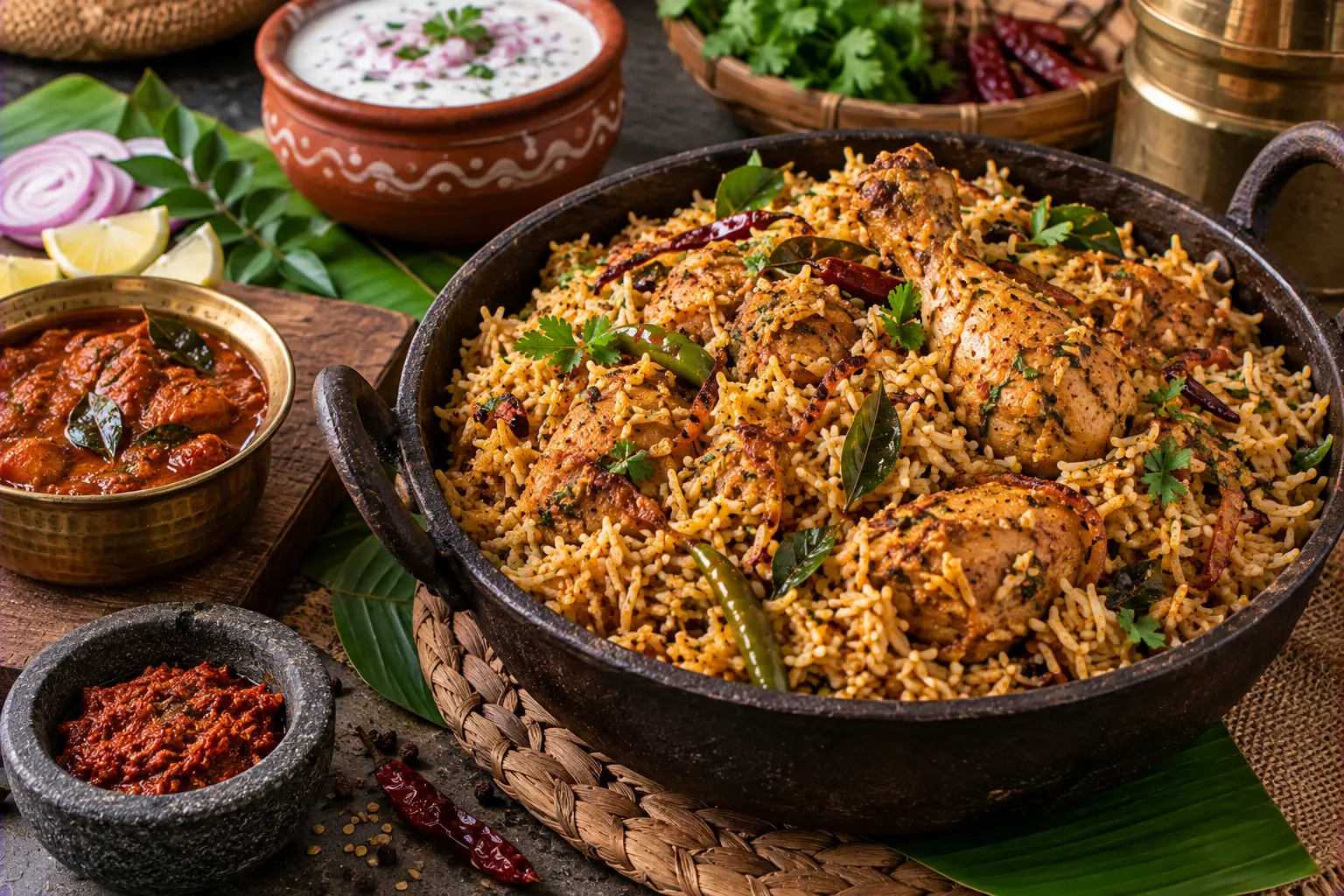 Andhra Chicken Pulao