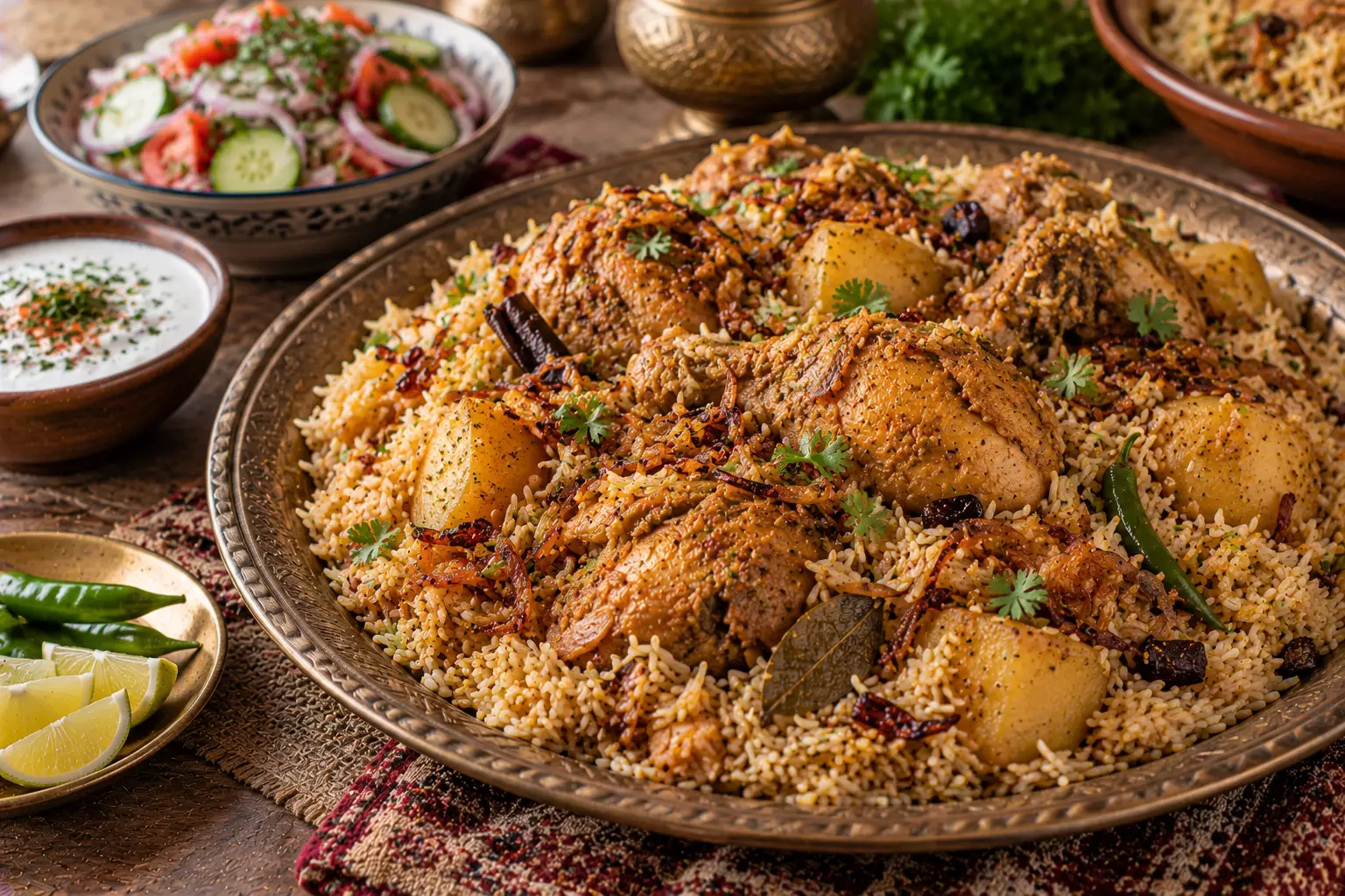 Bengali Chicken Tehari