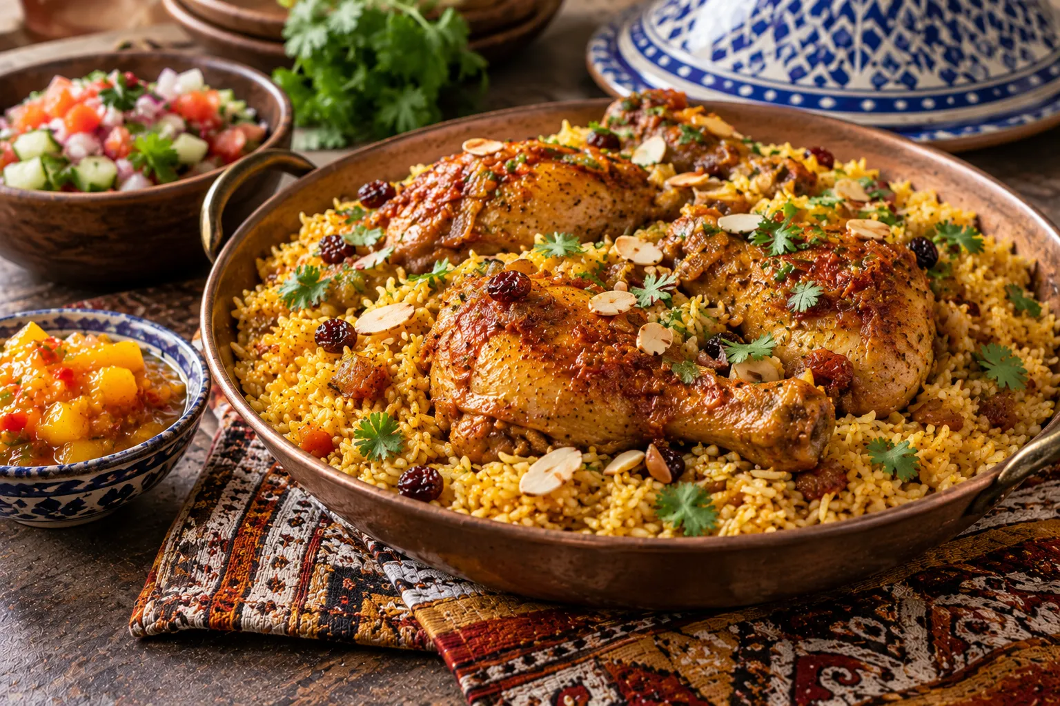 South African Cape Malay Chicken Pilaf