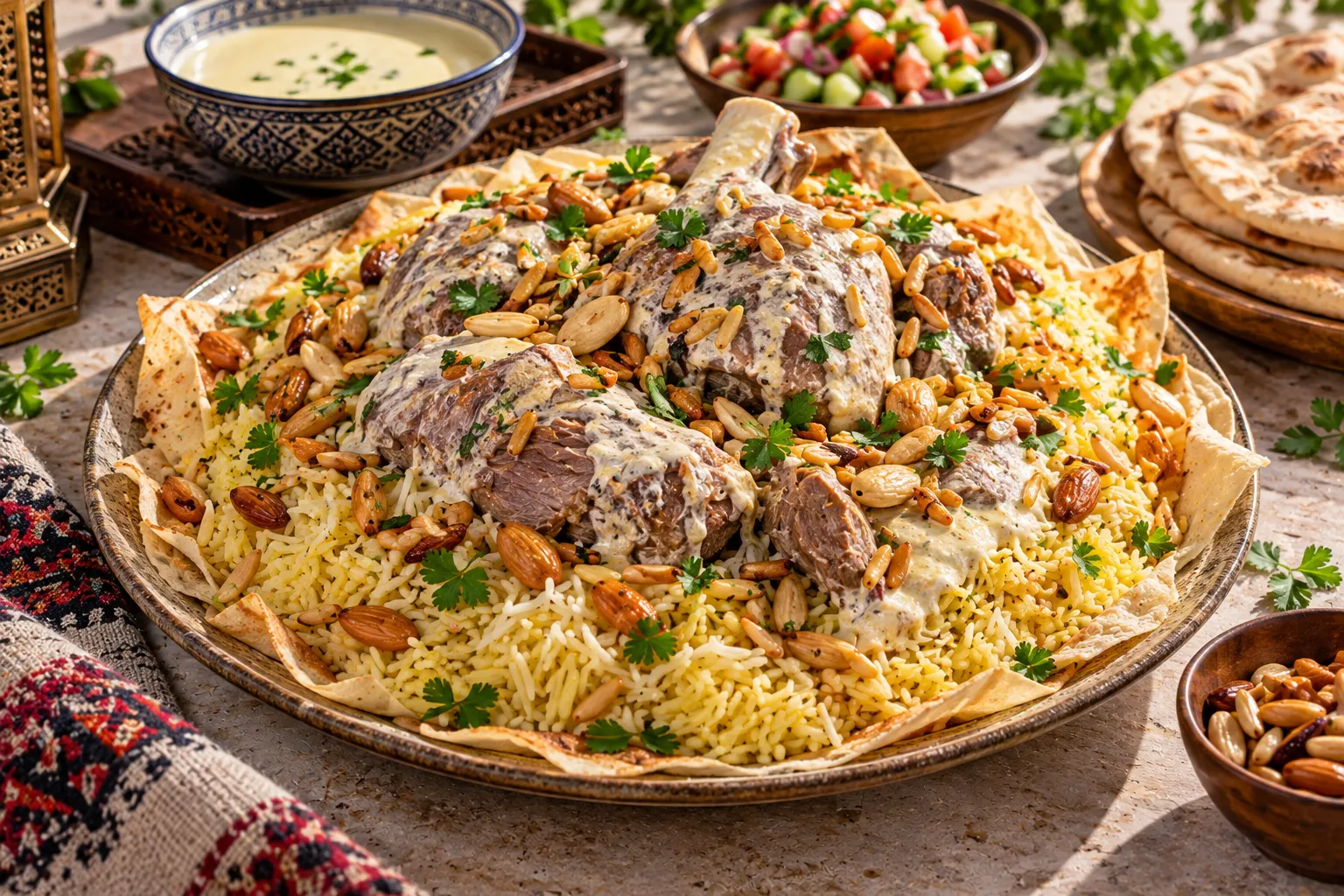 Jordanian Mansaf Rice