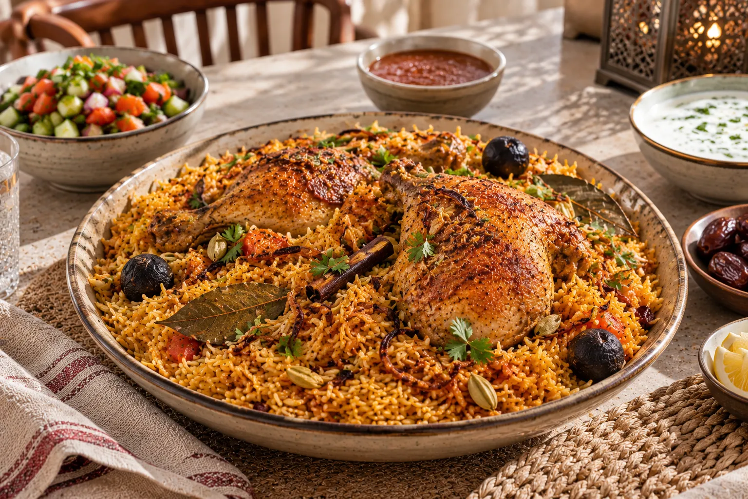 Emirati Chicken Machboos