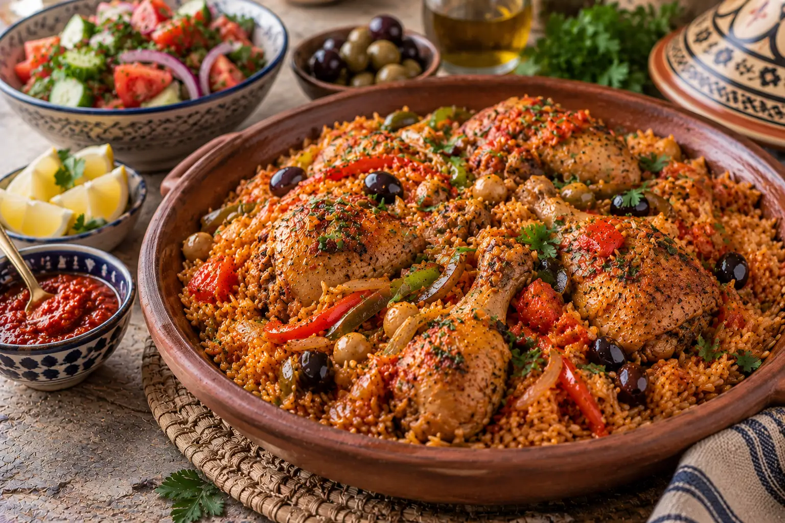 Tunisian Chicken Rice