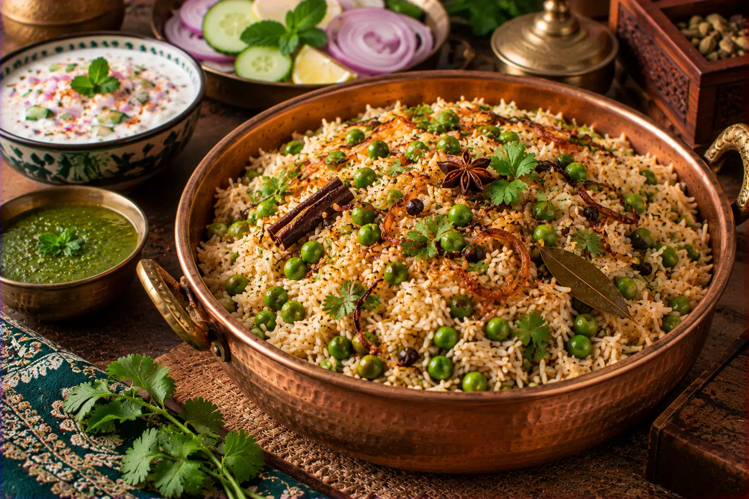 Pakistani Matar Pulao